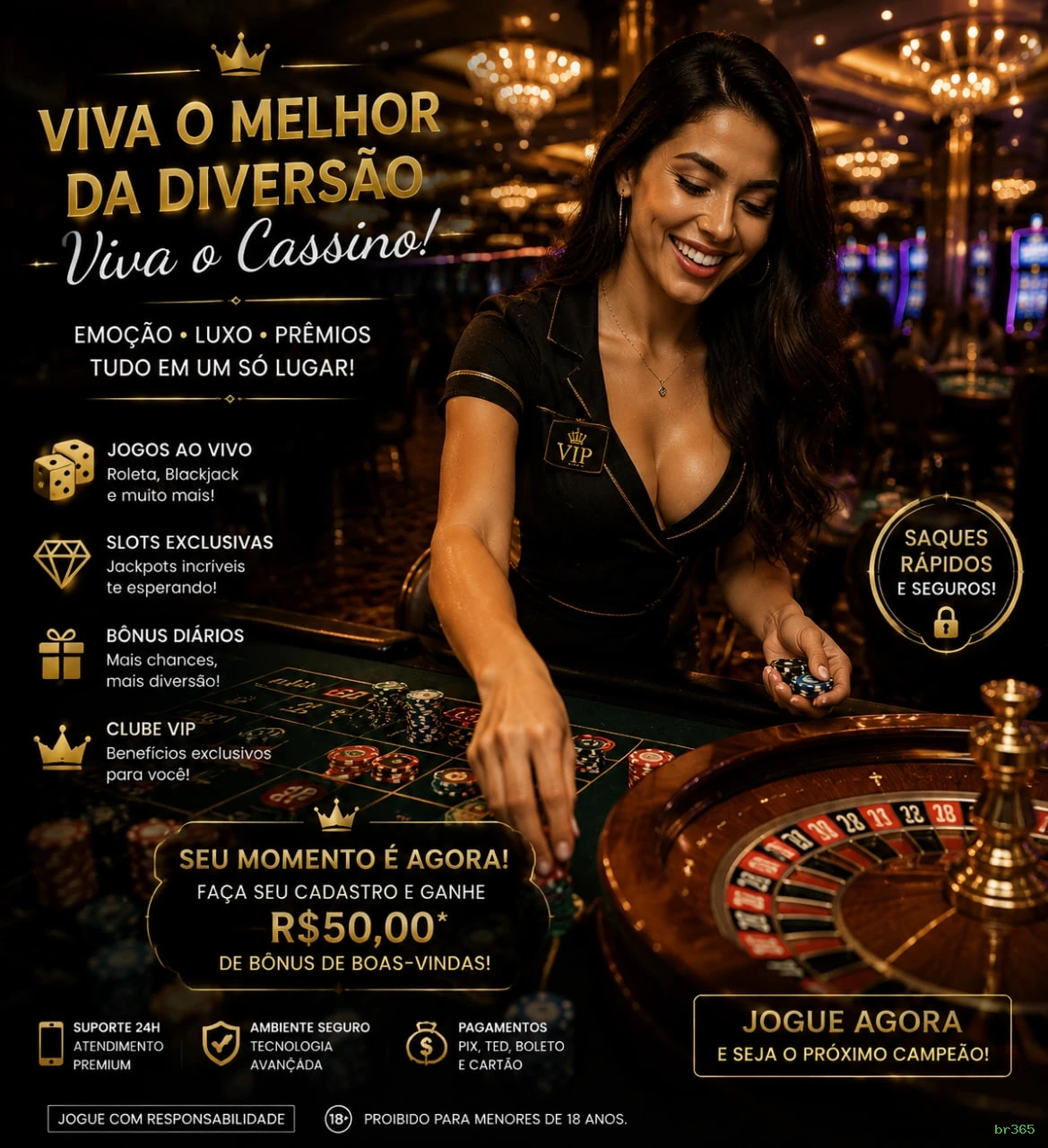 Canal oficial da br365 no Telegram